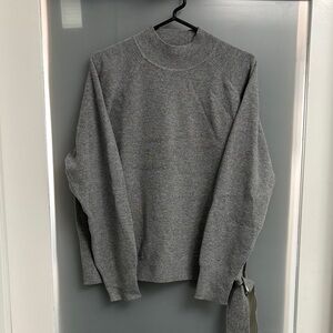 Boss Women's Gray Crewneck Sweater